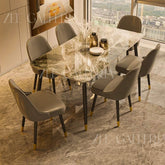 HIGH CLASS DINING TABLE WITH MARBLE TOP